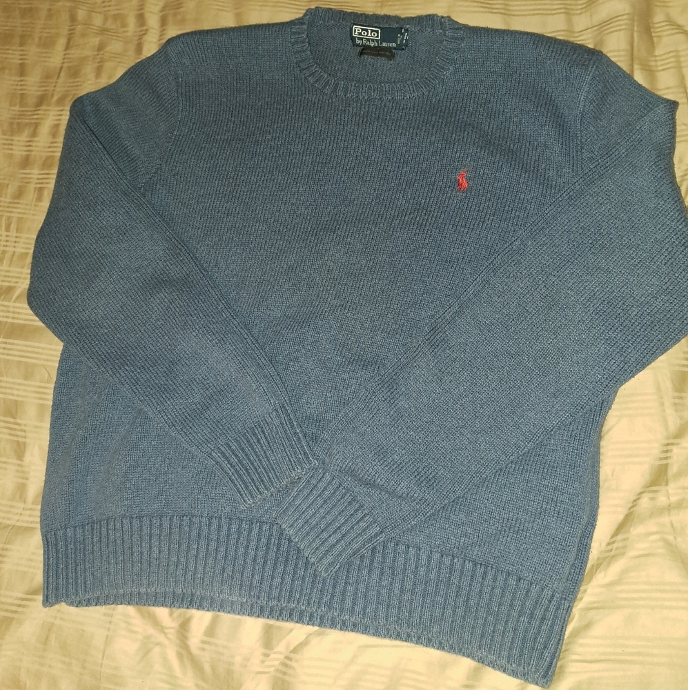 Vintage polo ralph lauren navy blue sweatshirt